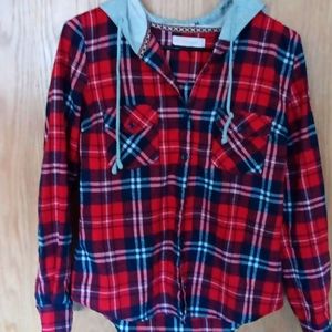 Cute Hooded Flannel